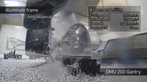 【VIDEFIT】DMG MORI DMU 200 Gantry　アルミニウムフレーム / Aluminum frame
